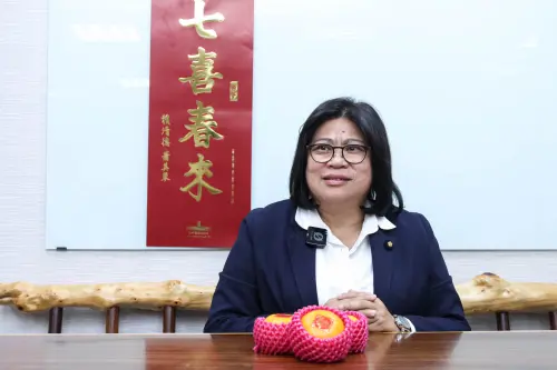 ▲王美惠表示現在自己除夕就是在服務處，復刻媽媽的手藝，煎魚、煎香腸簡單用幾道菜自己吃。（圖／記者朱永強攝）