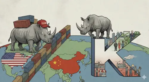 馬年展望／川普關稅、K型經濟　學者點評2026年兩大「灰犀牛」
