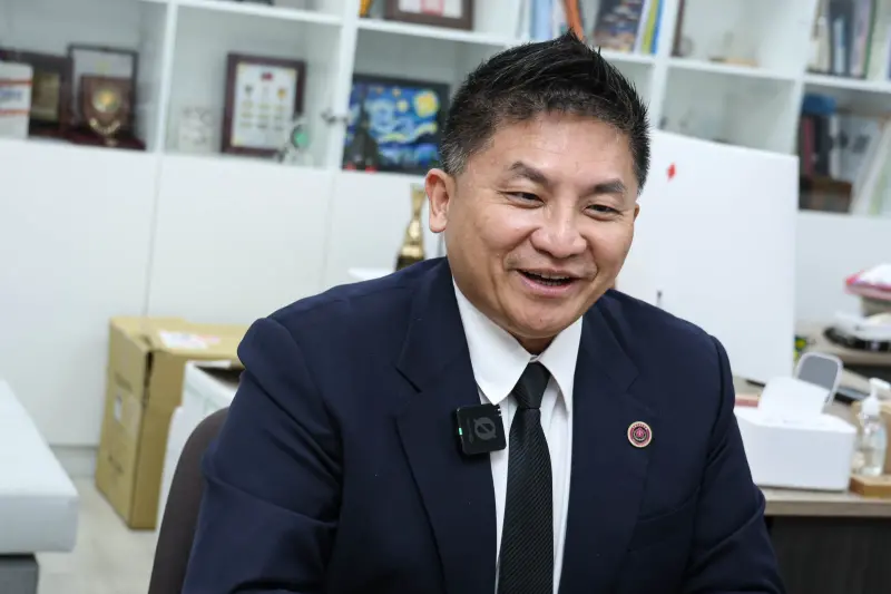 ▲吳宗憲力拚黨內初選闖關，堅持過程回歸選賢與能，可以針對政策辯論，而不是挖黑料、揭瘡疤。（圖／記者朱永強攝）