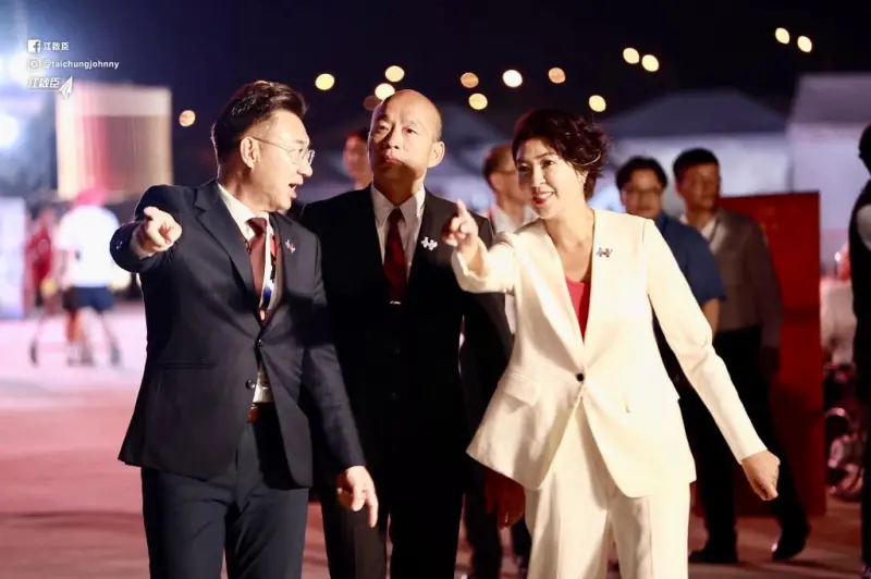    ▲江啟臣謹守副手分寸，言談中不忘尊韓，強調院長重視國會議員在正式場合的服儀。（圖／江啟臣提供，2026.02.18）  