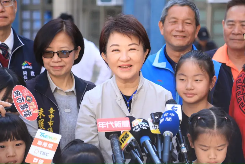 ▲盧秀燕受訪時以「新北的超級瑪利」形容李四川。（圖／台中市政府提供，2026.02.12）