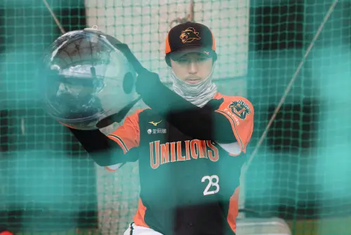 ▲統一獅春訓移師花蓮球場，髙塩將樹從業餘時期就常來花蓮比賽，對洄瀾美食和美景印象深刻。（圖／統一獅提供）