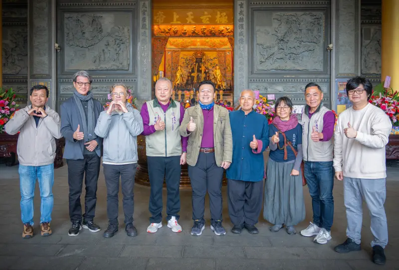 ▲「孝心啟慧、文昌同行」元旦特別活動匯聚了曾福灶主委、林宇岳執行長、Dr. Fabrizio  Pregadio 、謝世維教授、蕭進銘教授、吳素真教授、官貴中總教練、周鴻騰副教授、朱宥任老師等國內外頂尖宗教與教育學者的深度觀察與讚賞（圖／紫皇天乙真慶宮提供）