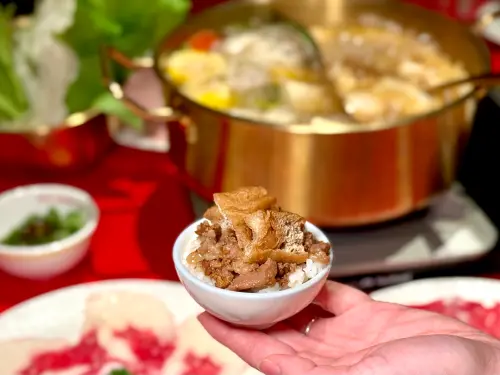 ▲「迷你牛肉燥飯」30元。（圖／記者蕭涵云攝）