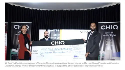 ▲2025年11月14日，尤希谷以創辦人身分出席當地論壇（Ignite Her Dream Vision Forum），登上當地媒體版面。（圖／尤希谷提供）