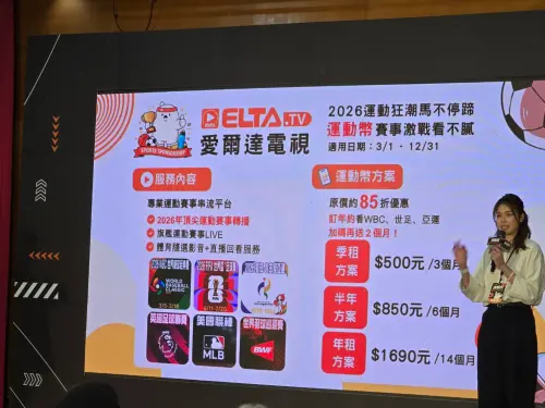 ▲運動幣使用方案懶人包，愛爾達電視 (ELTA TV)推出三種方案，讓民眾可盡興觀賞WBC和世界盃。（圖／記者黃建霖攝）