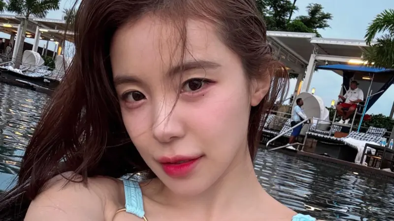 ▲李多慧罕見釋出泳裝福利，引來20萬人按讚，連女生都誇讚。（圖／李多慧IG@le_dahye）