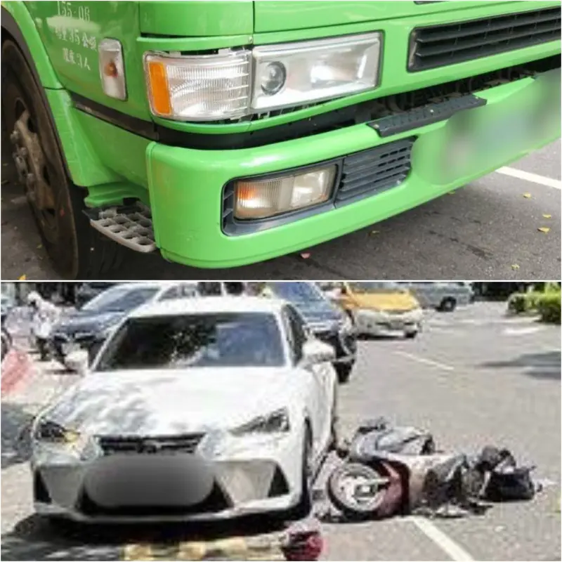 ▲台北市一名聯結車駕駛毒駕輾斃機車騎士，當時在路邊臨停紅線的4名汽車駕駛也因為違停害命遭起訴。（圖／警方提供）