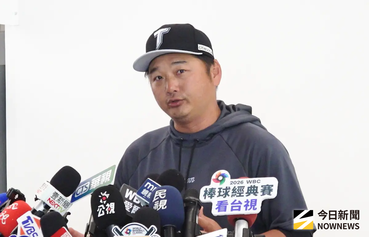 ▲經典賽中華隊並未繳交6人預備名單，總教練曾豪駒表示，經過教練團討論後決定，如果選手沒受傷就不會換人。（圖／記者陳云茹攝,2025.02.13）