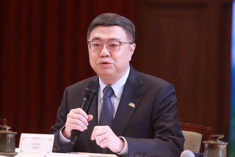 ▲卓榮泰表示，台美談判是非常艱辛的道路，因此他今天凌晨接到鄭麗君電話說明談判結果時，一度愣了3秒。（記者葉政勳攝，2026.02.13）