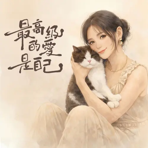 ▲張童童將人生閱歷轉化為音樂，推出個人原創專輯「最高級的愛是自己」，用溫柔且堅定嗓音，為人生下半場留下潚脫紀錄。（圖／業者提供）