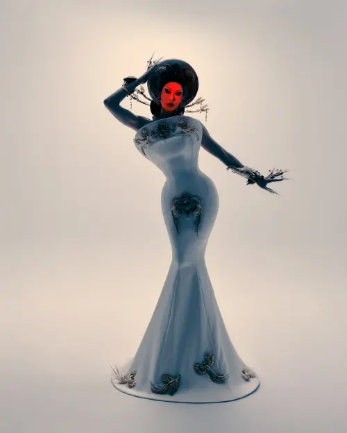 ▲大港開唱首度邀請變裝皇后妮妃雅（如圖），金曲歌后江和他搭擋演出。（圖／周墨攝影，大港開唱提供).