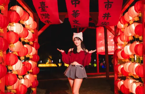 網紅貓貓開箱中台灣燈會　姆明帶路超好拍
