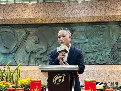 ▲台灣蘭花產銷發展協會理事長黃文榮（圖／記者張乃文攝影）