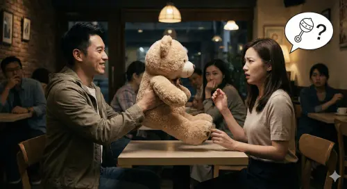 ▲情人節送布娃娃易招靈異聯想，同時也可能讓對方誤會被認為幼稚。（圖／AI生成）