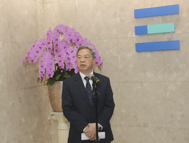 ▲龔明鑫說，台灣因美國原油比率已達6成，因此主要是買天然氣，也強調並非買核電機組，而是燃氣機組。（圖／記者鍾泓良攝影）