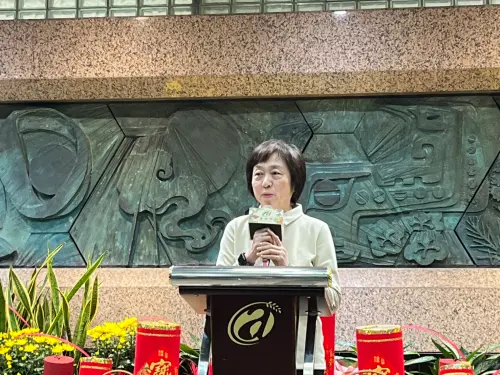 台灣水產工業同業公會秘書長吳姿蓉。（圖／記者張乃文攝）