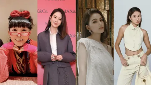 ▲蔡閨（左起）、Melody、昆凌及9m88的本名超有過年氛圍感，喜氣十足。（圖／翻攝自臉書）