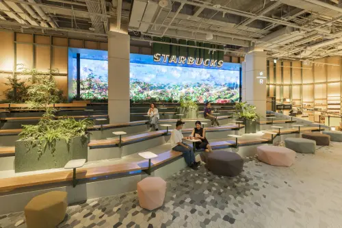 ▲全台最大千坪的星巴克典藏Dream Plaza台北，是台灣市場在地首間旗艦店。（圖／星巴克starbucks.com.tw）