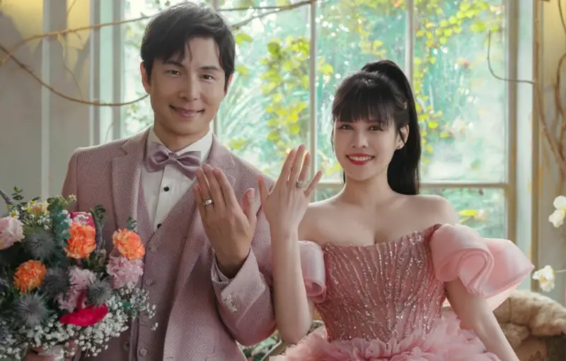 ▲孫協志（左）、夏宇童（右）選在今日情人節補辦婚禮，而他過去離婚韓瑜的原因曝光，與生子壓力有關，兩人僅撐了4年就離婚。（圖／夏宇童臉書）