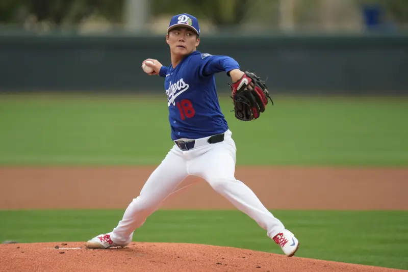 ▲日本備戰WBC世界棒球經典賽，《東京中日體育》稍早大篇幅報導，表示陣中當家王牌投手山本由伸，將確定在3月6日預賽首戰，面對台灣時擔任先發投手出賽。（圖／美聯社／達志影像）