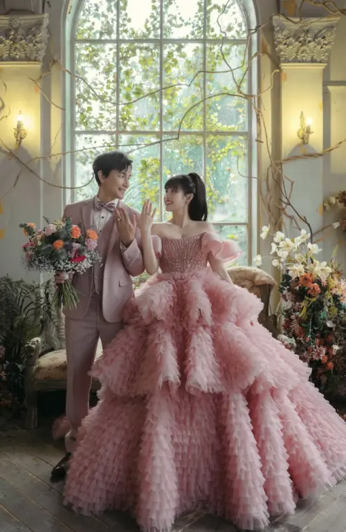 ▲孫協志（左）與夏宇童（右）本月14日的婚禮圓滿落幕。（圖／經紀團隊提供）