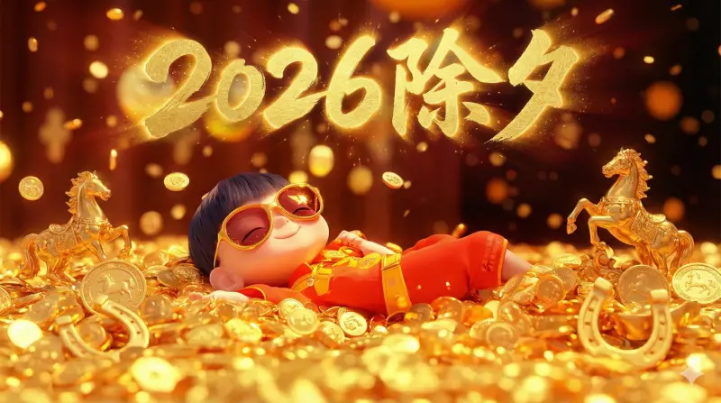 ▲2026除夕夜是2月16日，除夕習俗包括貼春聯、拜地基主、拜祖先、吃年夜飯、發紅包壓歲錢。除夕禁忌、除夕貼圖、過年開運重點一次看。（圖／AI生成）