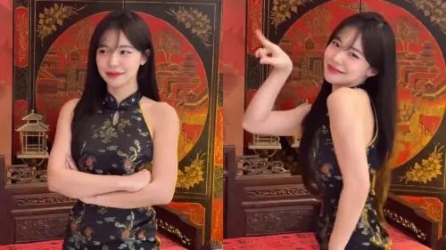 ▲李多慧連續3年以旗袍拜年，被粉絲封為「旗袍女神」。（圖／翻攝自李多慧IG@le_dahye）