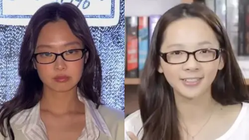 ▲Jennie（左）被指撞臉YTR滴妹（右），讓不少粉絲笑翻。（圖／翻攝自Jennie IG@jennierubyjane、滴妹IG@crown_du）