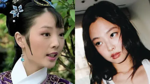 ▲除了滴妹之外，Jennie（右）也撞臉《後宮甄嬛傳》中的余答應。（圖／翻攝自Jennie IG@jennierubyjane、《後宮甄嬛傳》劇照）