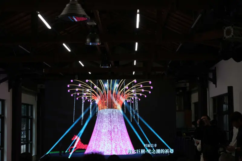 ▲雲林北港燈會登場，今年規劃六主題、十大燈區，主燈為《海之巨樹—光之潮的祈禱》。（圖／雲林縣文化觀光處提供https://tour.yunlin.gov.tw/）