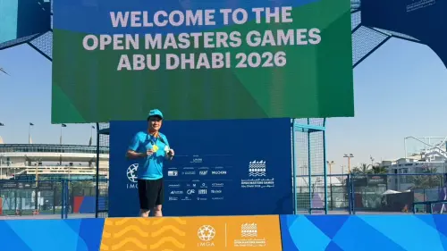 ▲何星磊勇奪男雙冠軍、混雙亞軍，為臺灣隊摘金奪銀，寫下亮眼成績。（圖／翻攝畫面）