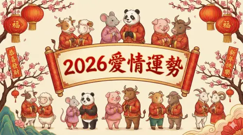 2026過年愛情運勢出爐！「雞、狗、豬」五星旺爆　12生肖完整解析
