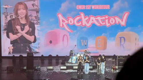 ▲大姊Magenta（左）偷偷跳富邦悍將應援曲〈Go Stronger〉，加上Chodan預告「春天再見」，不少粉絲猜測接下來又會再來台灣。（圖／讀者提供）