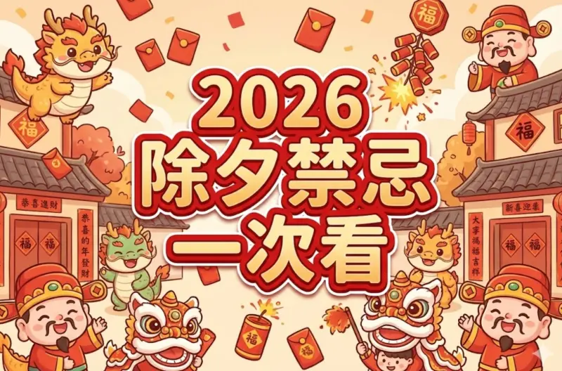 ▲今（16）日為一年一度的農曆除夕，你知道除夕有什麼禁忌嗎？本文帶你了解10大禁忌、開運法以及除夕貼春聯攻略。（圖/Gemini AI/記者張嘉哲監製）