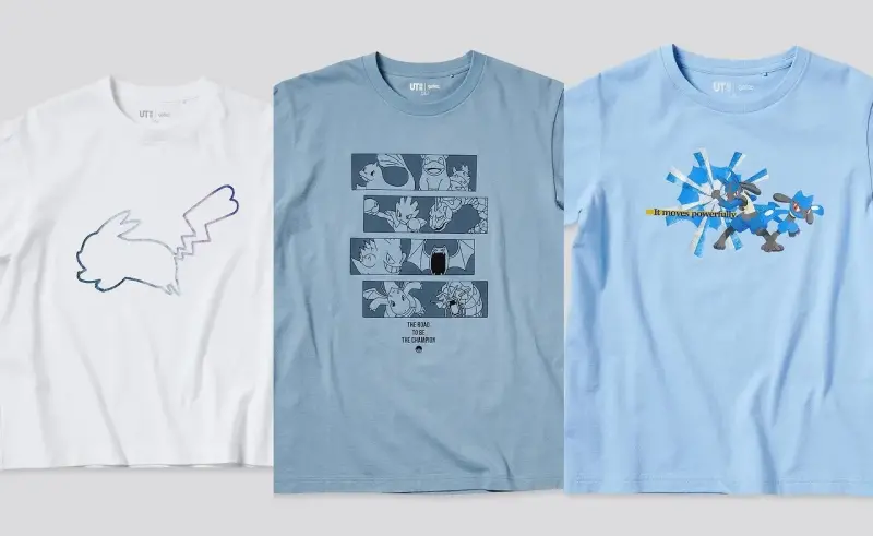 ▲人氣動畫《寶可夢》（Pokémon）在中國推出的聯名服飾與鞋類等部分商品，不過目前卻已經停止銷售。圖為聯名款式示意圖。（圖／翻攝自UNIQLO）