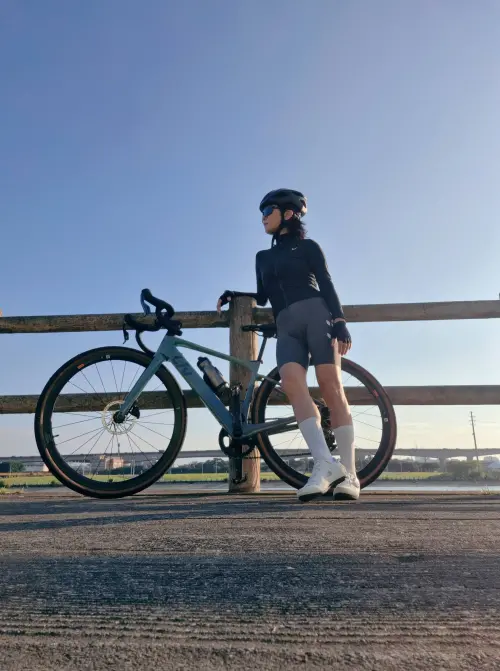 ▲方文琳近期積極運動、騎車，與捷安特深度合作。（圖／翻攝自方文琳臉書）