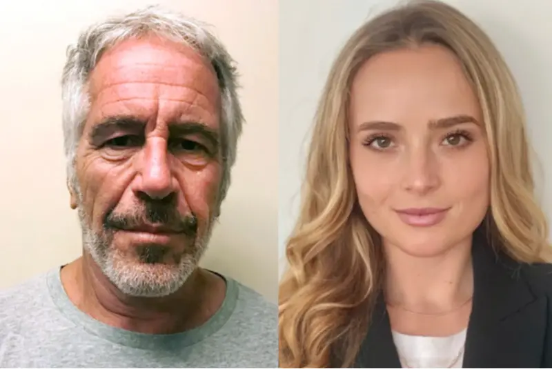 ▲美國已故淫魔富豪愛潑斯坦與前女友女兒瑟琳娜。（圖／達志影像／美聯社、翻攝自Dubin Family Foundation；）