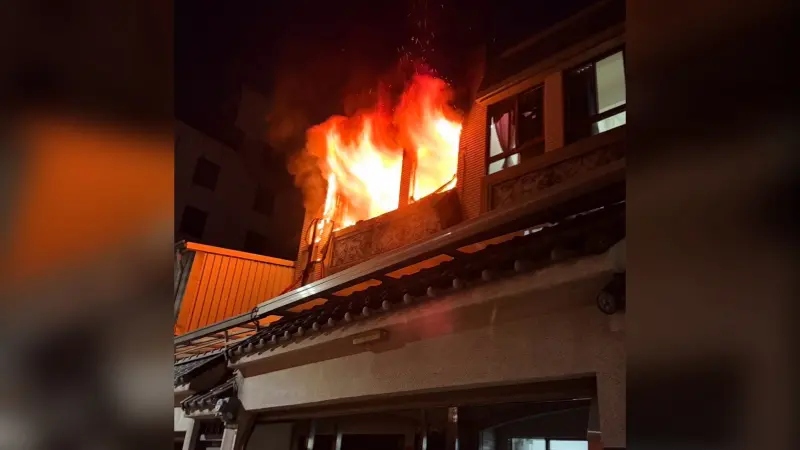 ▲台中火警釀1死1傷。（圖／台中市消防局提供）