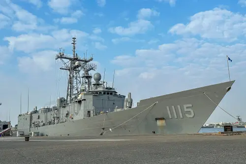 ▲海軍逢甲軍艦原為美軍派里級巡防艦「蓋瑞號」（USS Gary FFG-51），於2017年接艦返國後，2018年正式成軍並納編海軍第146艦隊。（圖／軍聞社提供）