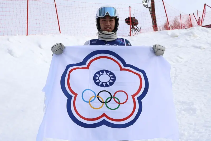 ▲20歲張天將克服困難賽道完成兩趟滑行，以2分22秒85排名第36名，更是中華隊在該項目暌違38年的完賽紀錄。（圖／中華奧會提供）