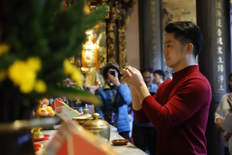 ▲台北市長蔣萬安宮廟走春行程滿檔。（圖／北市府提供）