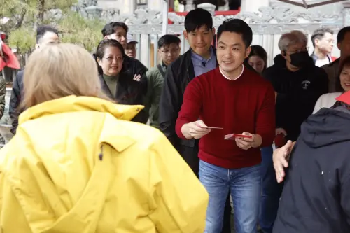 ▲台北市長蔣萬安宮廟走春行程滿檔。（圖／北市府提供）