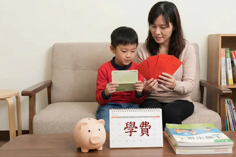 ▲如果父母將孩子的紅包錢拿去償還個人債務，導致錢不見，這在法律上可能構成侵占罪。（圖／AI製圖）