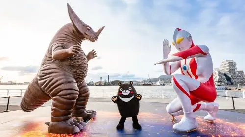 ▲碼頭樂園超人力霸王作品。（圖／高市府觀光局提供）