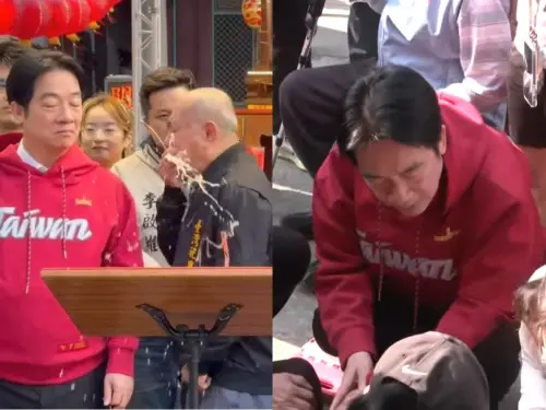 賴清德屏東拜廟又遇民眾身體不適、昏倒　「醫師魂」上身助救援
