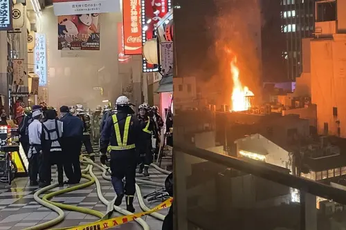 大阪梅田車站驚傳大火！燒鳥店起火　43輛消防車救援無人傷亡
