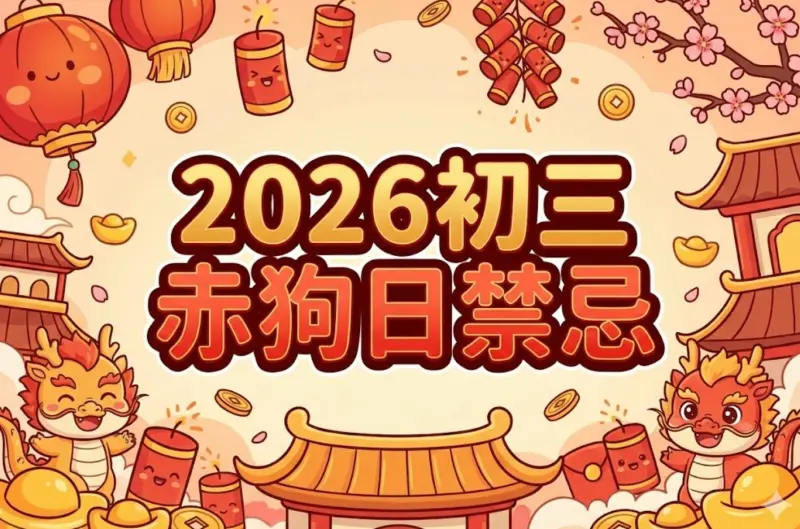 ▲今（19）日為大年初三，民俗上又稱為是「赤狗日」，這一天是年節當中的「大凶之日」，你知道有哪些禁忌嗎？（圖/Gemini AI/記者張嘉哲監製）