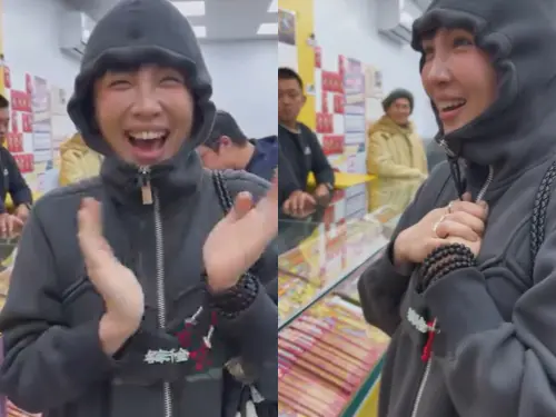 ▲魏如萱買2000元刮刮樂中10000元獎金，她中獎的喜悅全寫在臉上，直呼自己是「超幸運體質」。（圖／魏如萱IG@waawei）