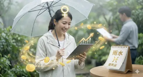 ▲金星進入雙魚座命宮並處於入旺位置，魅力與吸金力同步放大，若對某項投資或合作產生強烈感受，可審慎評估後把握時機。（示意圖／AI製圖、記者賴禹妡製）